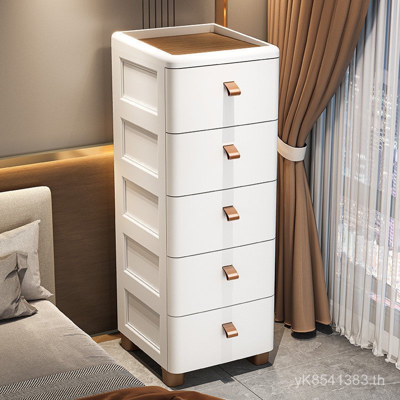 Locker เด็ก Locker ตู้เก็บของตู้พลาสติกหนาในครัวเรือนตู้เสื้อผ้าลิ้นชักของเล่นเด็กขนม ADIJ