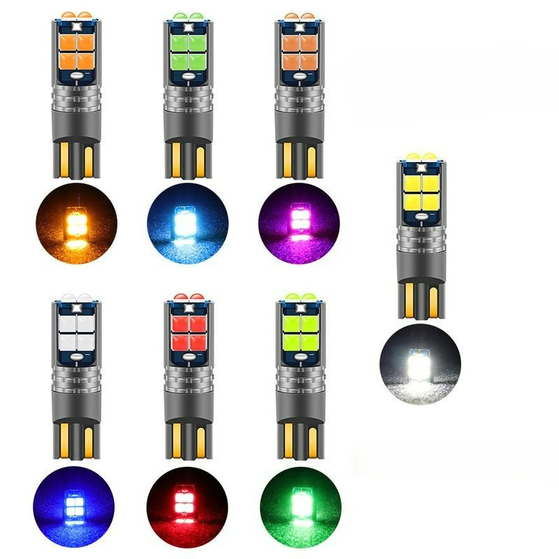 1ชิ้น ไฟหรี่ led รถยนต์ T10 ไฟหรี่รถยนต์ led 12v ไฟหรี่ชิปนูน Led Park ไฟ12V T10สำหรับรถบรรทุกรถจักรยานยนต์รถสกูตเตอร์