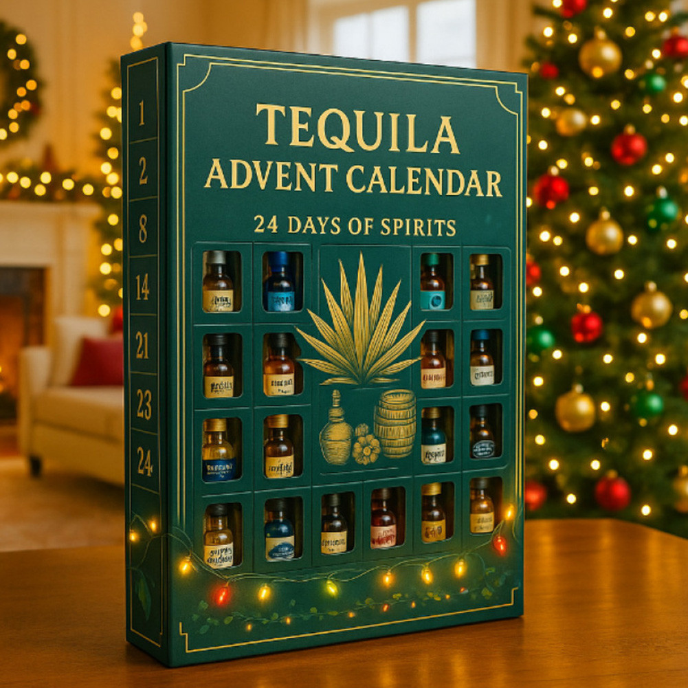 พรีเมี่ยม Tequila ชิมชุด Xmas นับถอยหลังทุกวัน Tequila Surprise สําหรับคริสต์มาส 2025 สําหรับ Xmas D