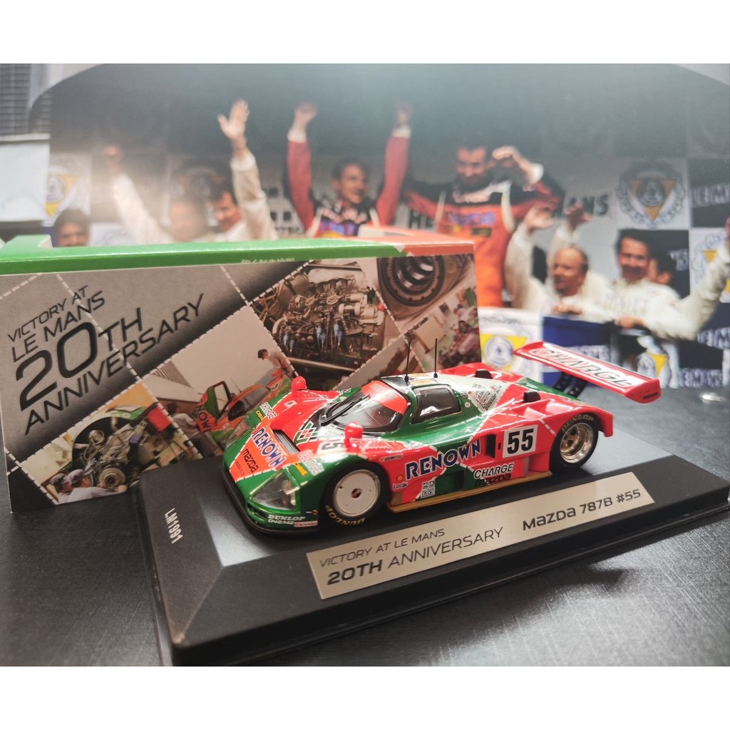 1991 LE Mance Racing รุ่น 1: 43 Mazda 787B LE Mance 24 ชั่วโมง Endurance Racing Championship Vedro H