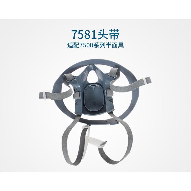 ที่คาดผมครึ่งใบ อุปกรณ์ป้องกัน 3M7581 ที่คาดผม 7502 ขายส่ง 7501 ที่คาดผม หน้ากากป้องกันแรงงาน หน้ากา