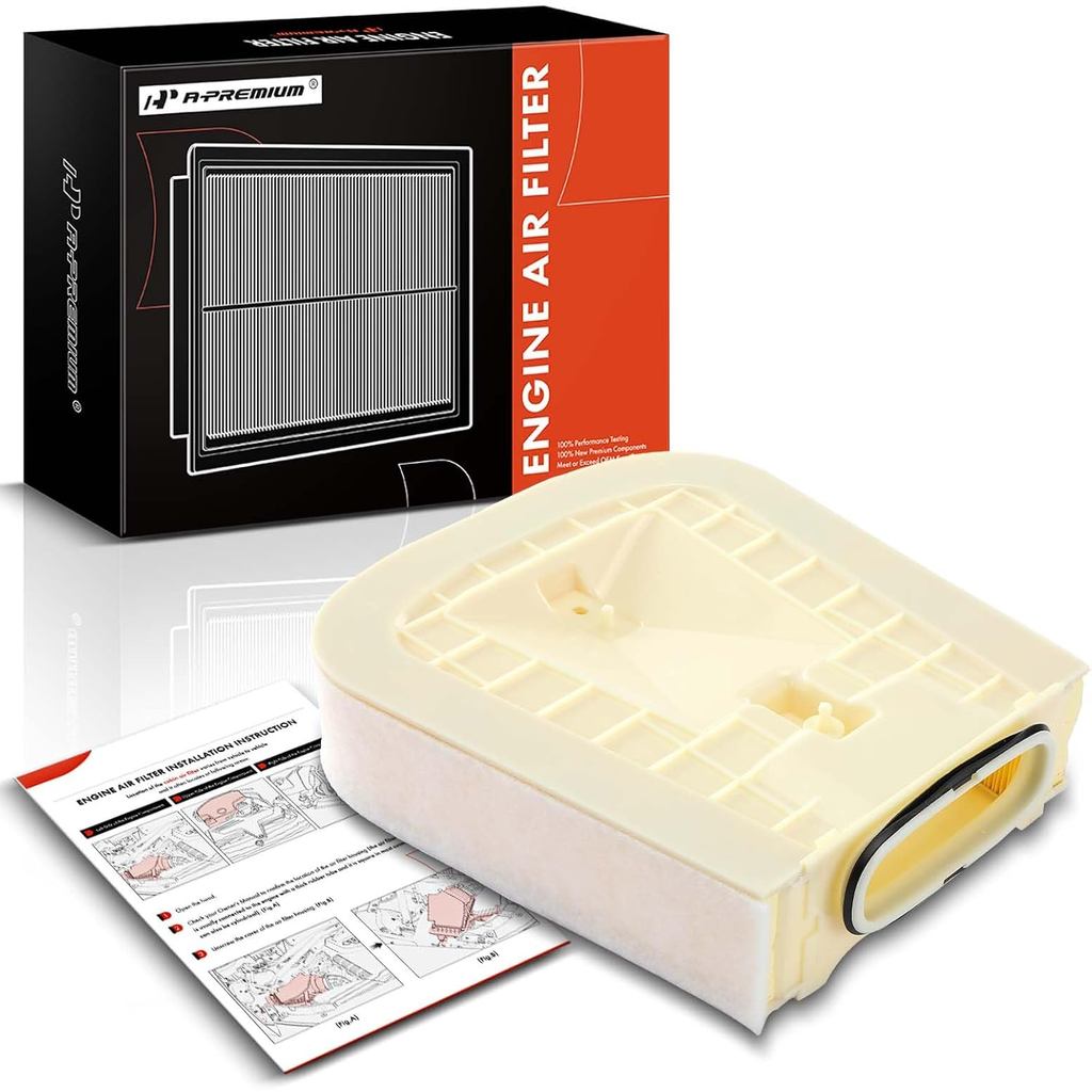 กรองอากาศเครื่องยนต์ A-Premium เข้ากันได้กับ Porsche Cayenne 2019-2023, Macan 2024 & Audi Q8 2019-20