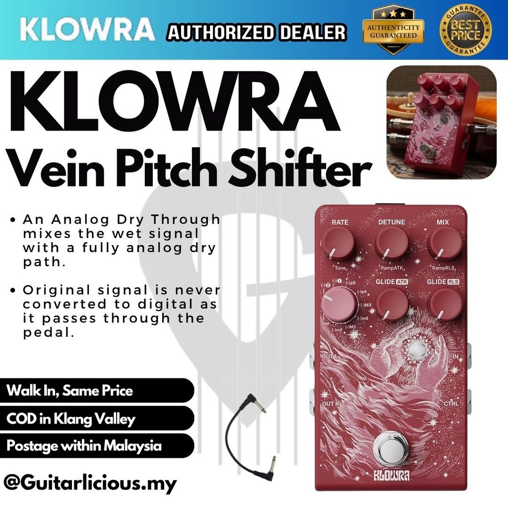 Klowra Vein Pitch-Shifter & Harmonic Pedal