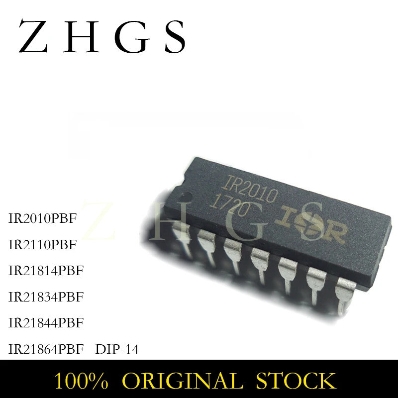 5PCS IR2010PBF IR2110PBF IR21814PBF IR21834PBF IR21844PBF IR21864PBF DIP-14 IR 2010 2110 21814 21834