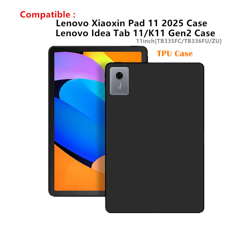 สําหรับ Lenovo Xiaoxin Pad 11 2025 กรณี Idea Tab 11/K11 Gen2 Anti-drop ซิลิโคนนุ่ม TPU แท็บเล็ต TB335FC/TB336ZU/FU 11 นิ้วฝาครอบ