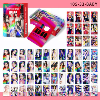 30-55pcs BM Hello Monsters Holographic การ์ด Lomo DRIP BABYMONS7ER โฮโลแกรม Photocards MONSTIEZ AHYEON ASA CHIQUITA PHARITA RAMI RORA RUKA เลเซอร์โปสการ์ดสินค้าราคาถูก CX