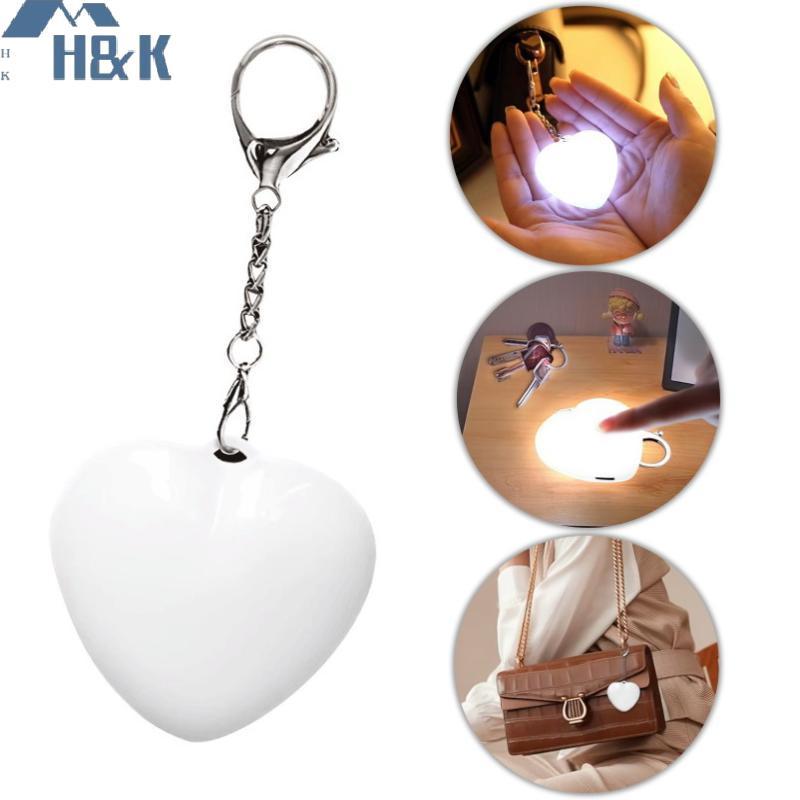 [H&K พ.ย.] Touch Sensitive Glowing Heart Shape Light LED Automatic Sensing Purse Light Touch Activat