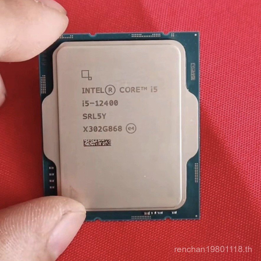 I5 12400 เม็ดหลวม CPU โปรเซสเซอร์คอมพิวเตอร์ 6 แกน 12 สายรองรับเมนบอร์ด H610/B660 เหมาะสําหรับ