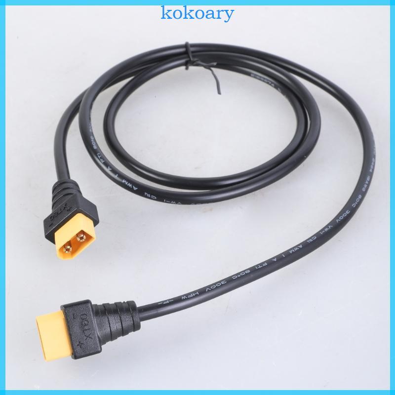 โคก xt60สายต่อxt60สายเคเบิลเชื่อมต่อชายกับชายหญิงสําหรับสถานีพลังงานแบบพกพาแผงเซลล์แสงอาทิตย์