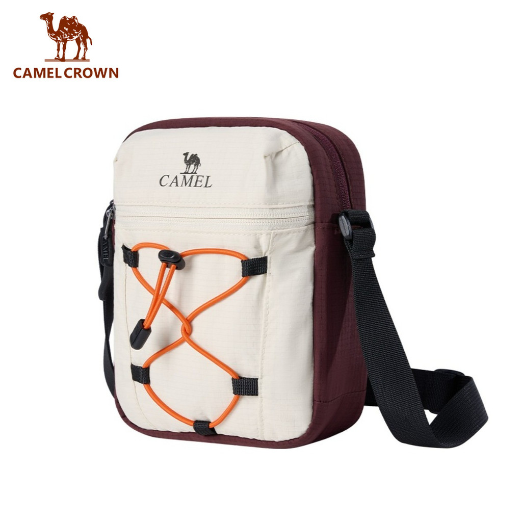 CAMEL CROWN Casual กีฬากลางแจ้งเดินป่ากระเป๋าคาดเอวขนาดเล็ก