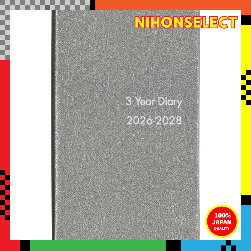 Hakuunkan 2026 Three-Year Planner - January Start - Various Colors Available