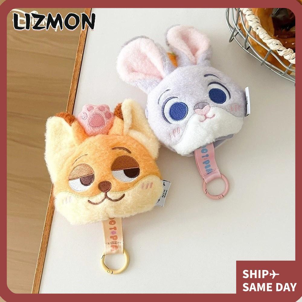 พวงกุญแจ Disney Zootopia ตุ๊กตาตัวจริงของ Rabbit Judy_nick ขนนุ่ม สไตล์ตุ๊กตาพกพาสำหรับสะสมหรือประดับตกแต่ง
