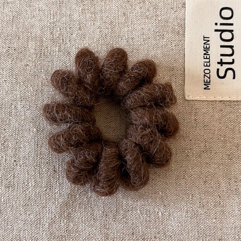 ผ้าขนสัตว์สำหรับสายโทรศัพท์ ห่วงผม และหางม้า - รูปที่ 5