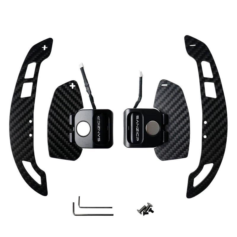 พวงมาลัย Magnetic Shift Paddle สําหรับ Audi RS3 RS4 RS5 B9/B9 PA A3 A4 A5 S3 S4 S5 RS3 RS4 RS5 คาร์บ