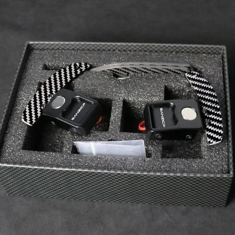 พวงมาลัย Magnetic Shift Paddle คาร์บอนไฟเบอร์สําหรับ BMW F20 F30 M2 M3 M4 X5M X6M I5i 8 ( F10 ไม่รวม