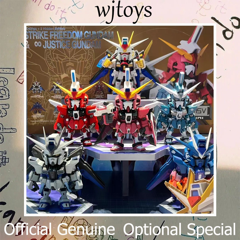 [มีจําหน่าย] Qmsv Strike Freedom และ Infinite Justice Seed Gundam Series [เลือกได้] Healing Cool Figure - Action Figure - ตกแต่งโต๊ะ - ของขวัญวันเกิดสําหรับเด็กหญิงและเด็กชาย