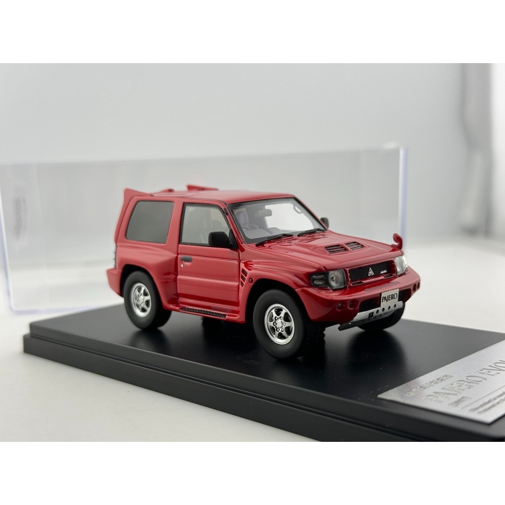 Hi Story 1/43 Mitsubishi Pajero Evolution Red Only One ยี่ห้อใหม่ Real Shot ก่อนจัดส่งสินค้าขายไม่มี