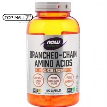 NOW Foods, Sports, Branched-Chain Amino Acids, 240 Capsules