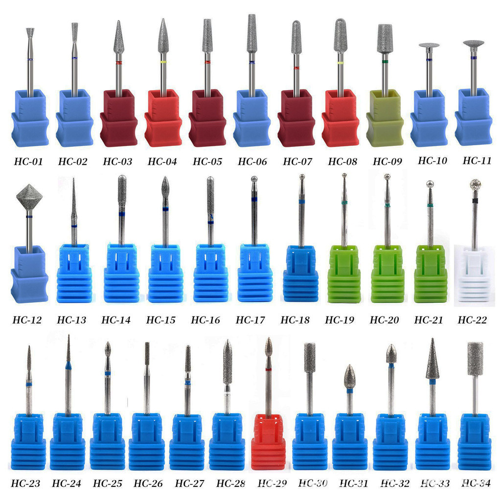 หัวเจียร Diamond bit หัวเจียรเก็บเศษหนัง หัวเจียรหนัง หัวเจียรเล็บ – ขัด ตะไบ และกำจัดหนังส่วนเกิน -NT nail