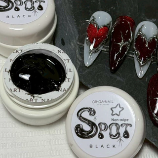 Non wipe SPOT Black Gel เนื้อเจลสีดำ Organail สำหรับขัดผงเล็บโดยเฉพาะ 5g -NT nail
