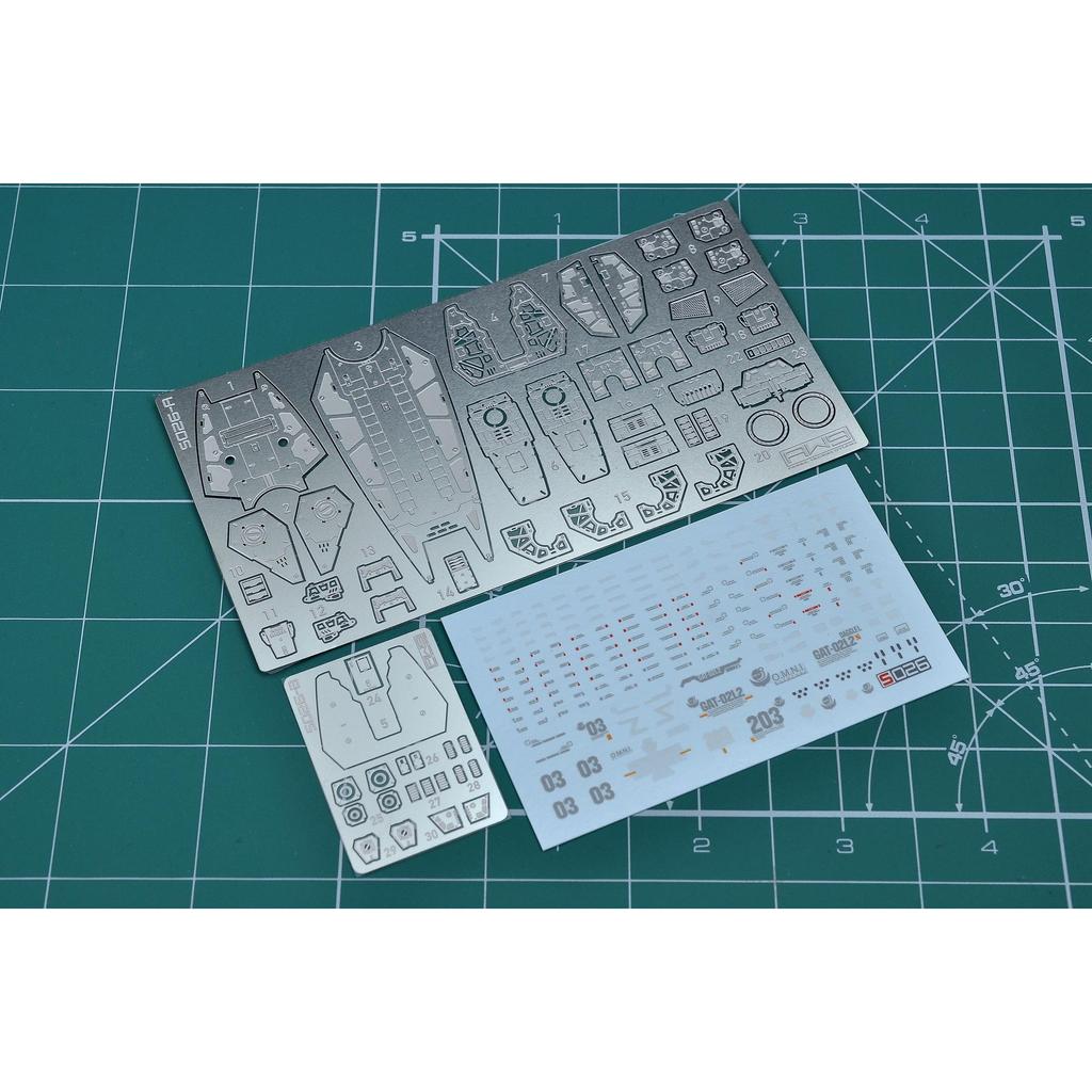 MAD S26 HG DAGGER L รูปลอก Etching อะไหล่ไม่มีชุด