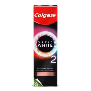 Colgate คอลเกต ยาสีฟัน อ๊อพติค ไวท์ โอทู พีช ออสแมนตัส 85 กรัม