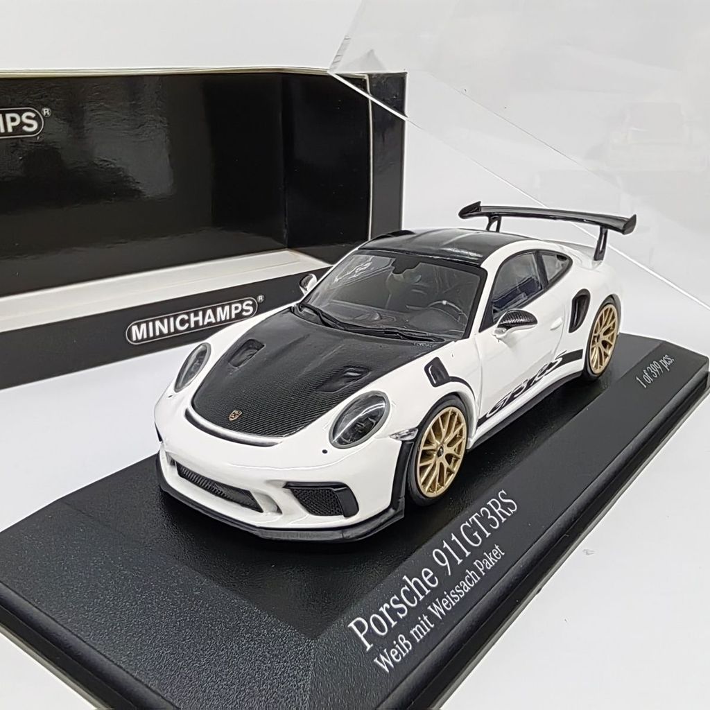 Mini Cut 1/43 Porsche 911 GT3RS 2018 โมเดลรถอัลลอย