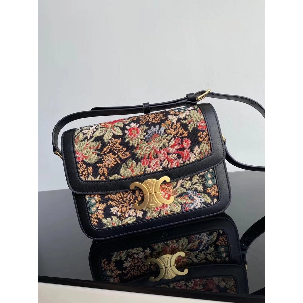 Celine กระเป๋าผู้หญิง กระเป๋าสะพายและถือ ของแท้