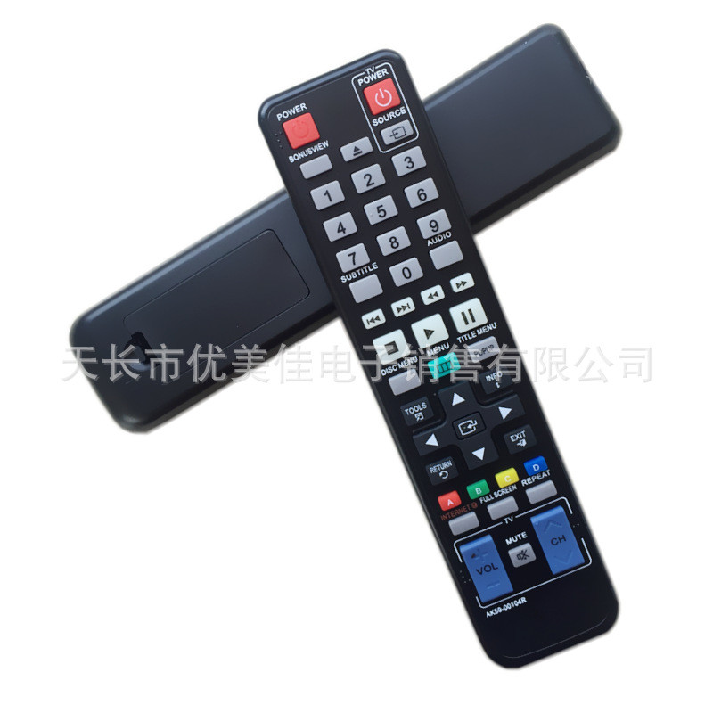 เหมาะสําหรับ Samsung Blu-ray DVD รีโมทคอนโทรล AK59-0014R AK59-0019A BD-C5500 C7500