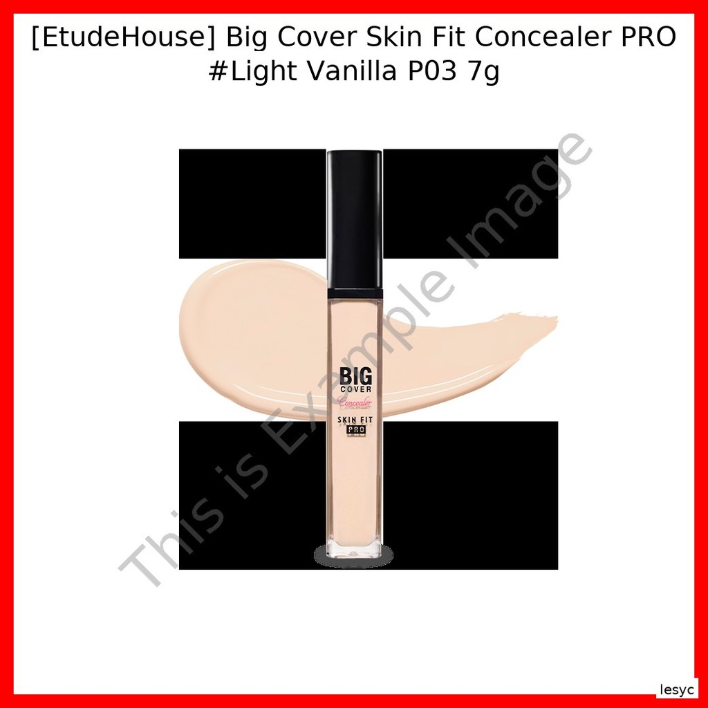 [EtudeHouse] คอนซีลเลอร์ Big Cover Skin Fit PRO #Light Vanilla P03 7g / ปกปิดเต็มรูปแบบ บางเบา โดย l