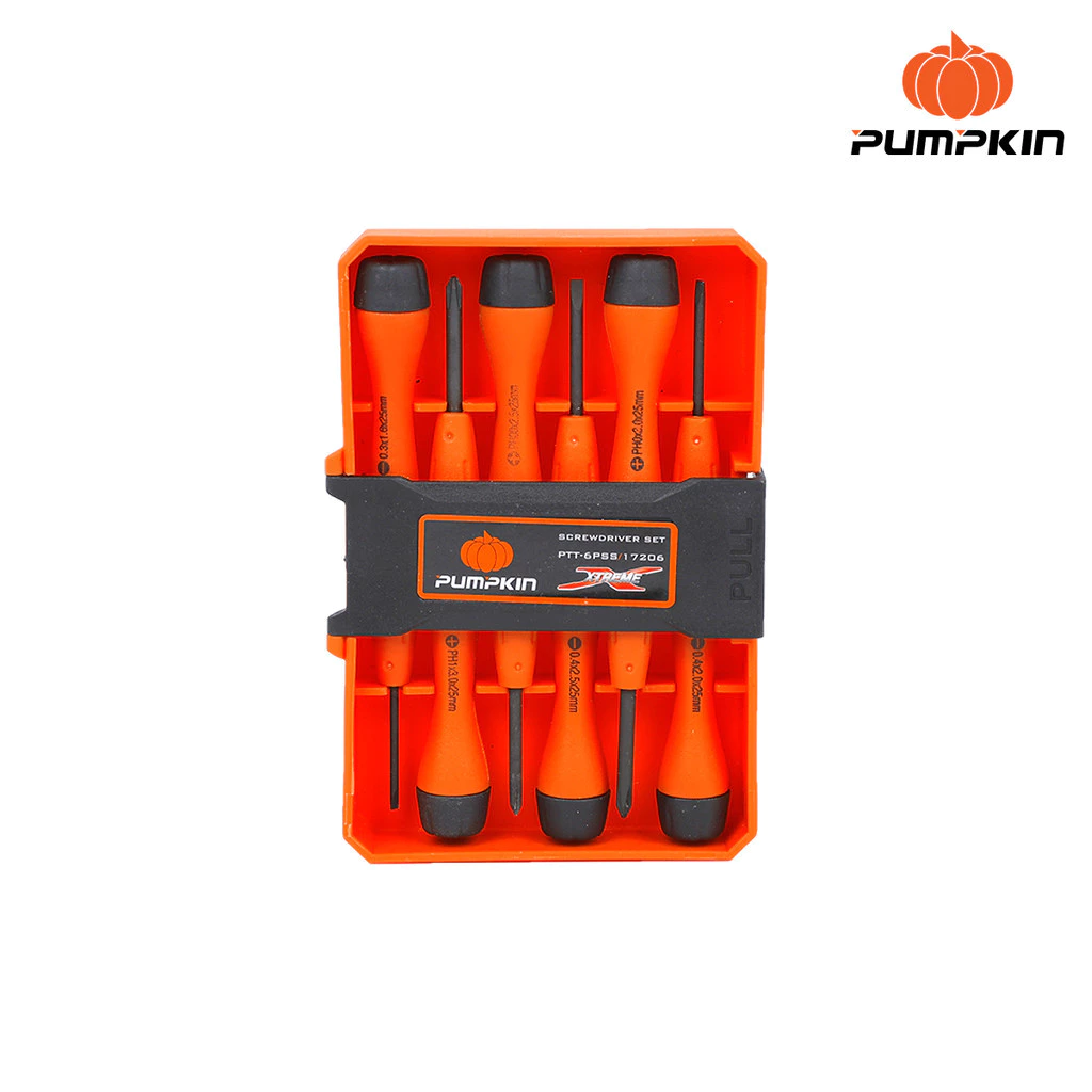 PUMPKIN ชุดไขควงจิ๋ว 6 ชิ้น รุ่น PTT-6 PSS 17206
