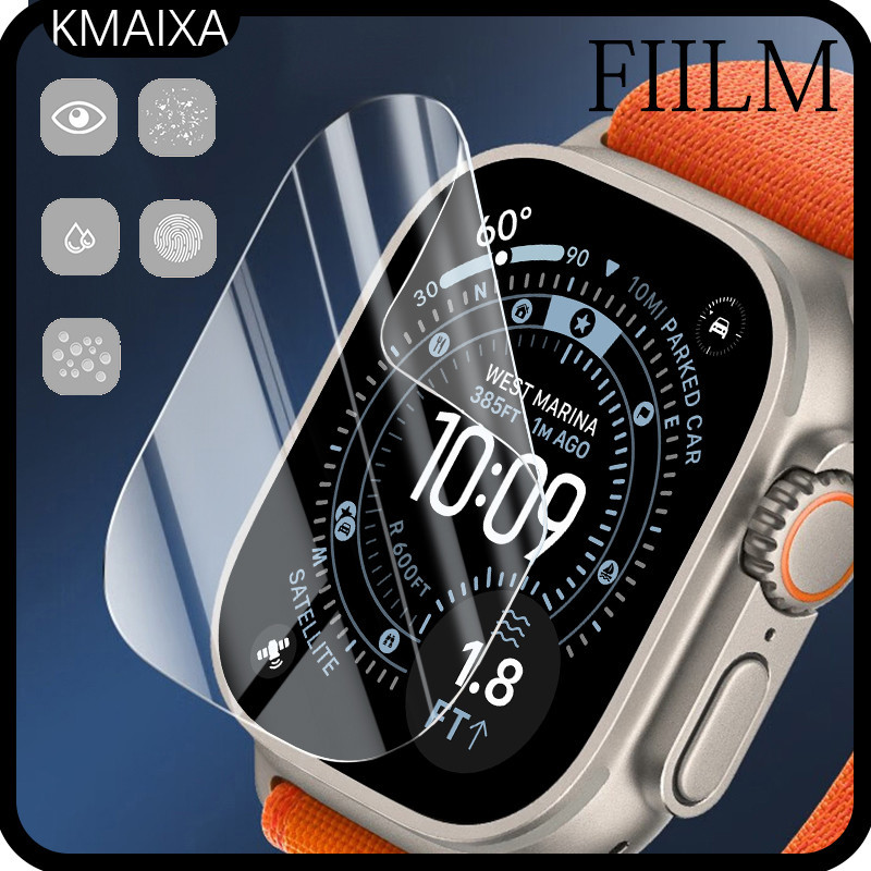 ฟิล์มไฮโดรเจลนุ่มสําหรับ แอปเปิล ดู อัลตร้า 3 2 กับ 3 ชุด 11 10 9 8 7 6 5 4 3 2 1 49 มม. 46 มม. 45 มม. 44 มม. 42 มม. 41 มม. 40 มม. 38 มม. ยามป้องกันหน้าจออุป