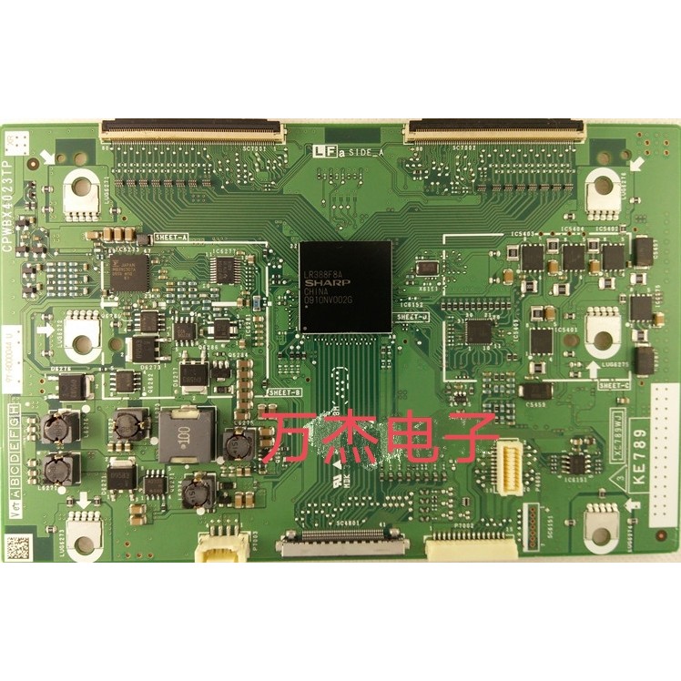 Original Sharp LCD-52GX50A Logic Board CPWBX4023TP XE789WJ พร้อม ZD XC
