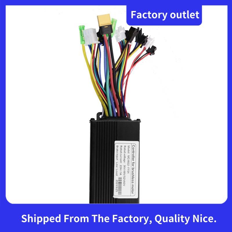 EBike 3 โหมด 36V 48V 52V 60V 22A Controller 11 หลอดสําหรับ 500W มอเตอร์ไฟฟ้าสกู๊ตเตอร์อะไหล่ Ebike C