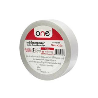 ONE เทปเยื่อกาว 2 หน้า 30mm.x20m.