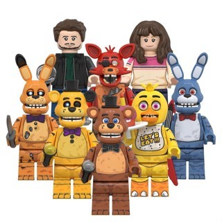 Five Nights at Freddy's Action Figure Mike Abby Freddy Bonnie Golden Freddy ของเล่นคอลเลกชันบล็อกอาค