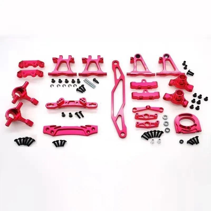 สําหรับการปรับเปลี่ยนโลหะชุดอุปกรณ์เสริมแขนช่วงล่างพวงมาลัย Knuckle Tamiya TT02 TT-02 1/10 RC รถอะไห