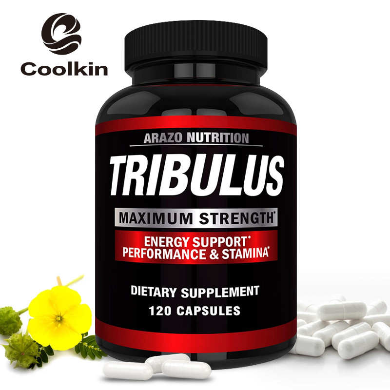 COOLKIN Tribulus Terrestris รองรับพลังงาน ประสิทธิภาพ และความอดทน - 30/60/120 แคปซูล ผลิตในอเมริกา