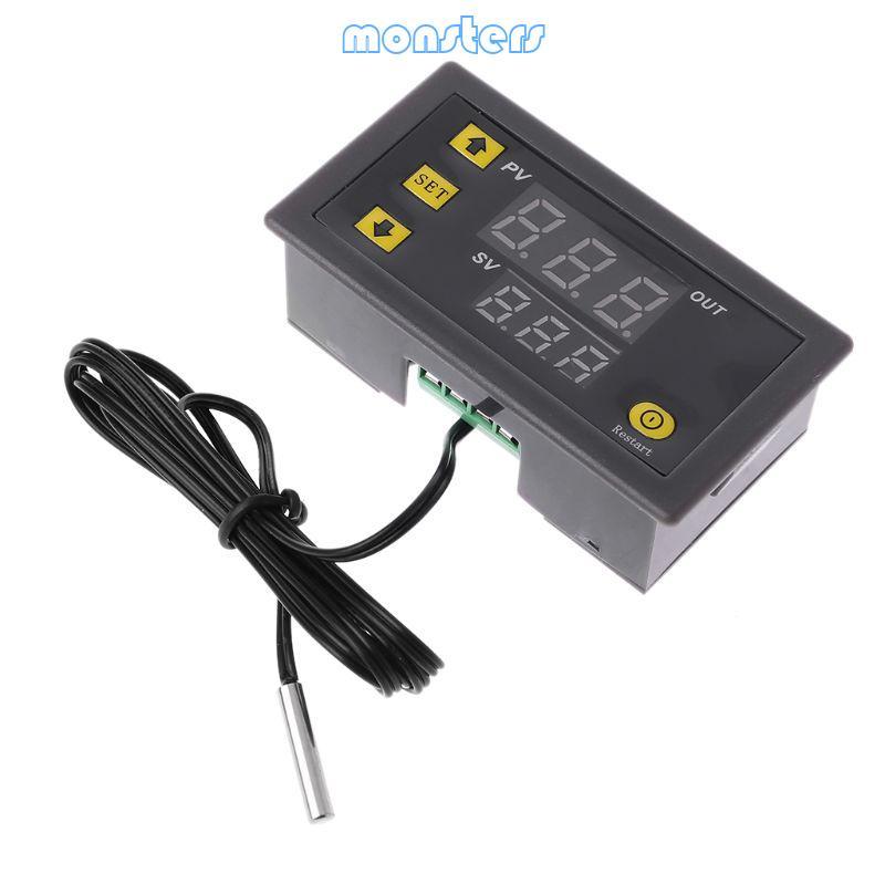 Mon W3230 AC 110V 220V LED Thermostat Regulator Control สําหรับถังน้ําตู้เย็น