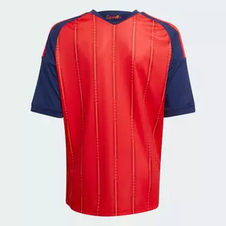 adidas ฟุตบอล เสื้อฟุตบอลชุดเหย้าทีมชาติสเปน 26 สำหรับเด็กโต เด็ก สีแดง JZ5757