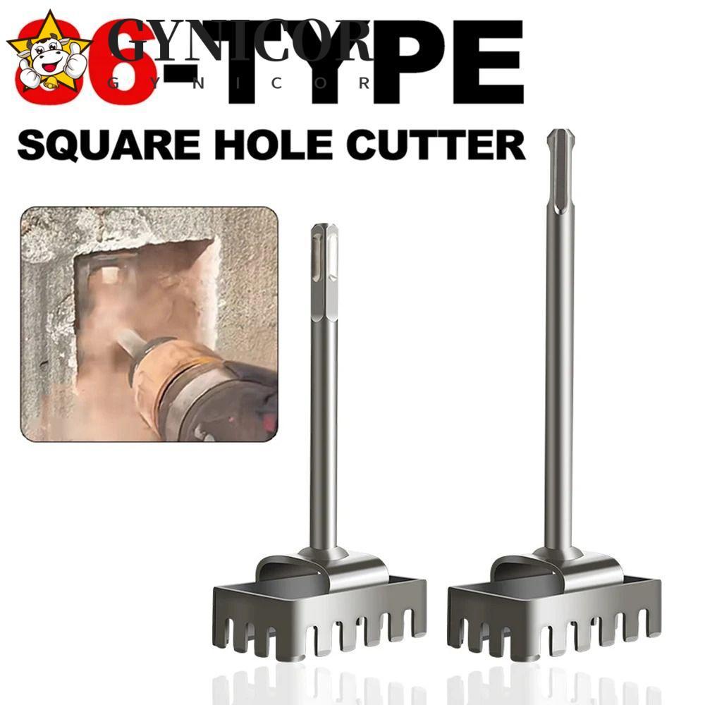 เครื่องตัดรูสี่เหลี่ยมจินิกส์, Slotting Quick Cutting Square Socket Punch, Punch Round-handle 2 Pits