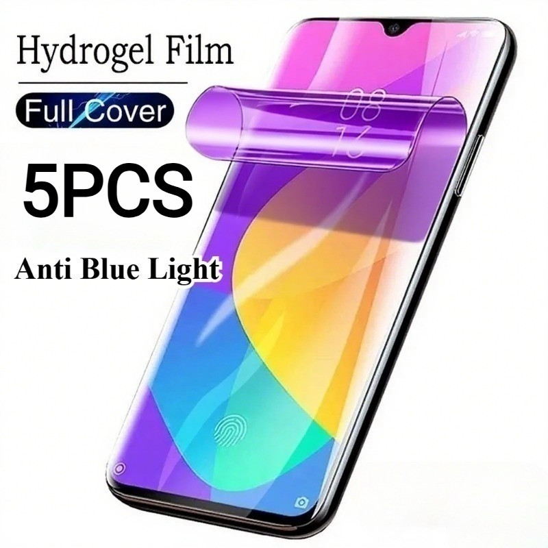 5PCS Matte Frosted Hydrogel ฟิล์มสําหรับ LG W31 W30 W11 กํามะหยี่ V60 V50S ThinQ Anti Blue Light Ant