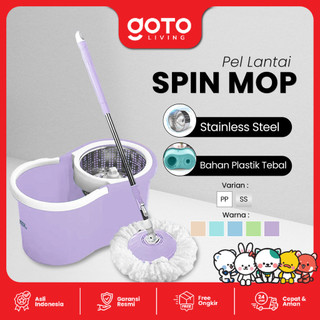 (Special Offer) Goto Abel Alat Pel Lantai Peras Otomatis Spin Mop Ultra