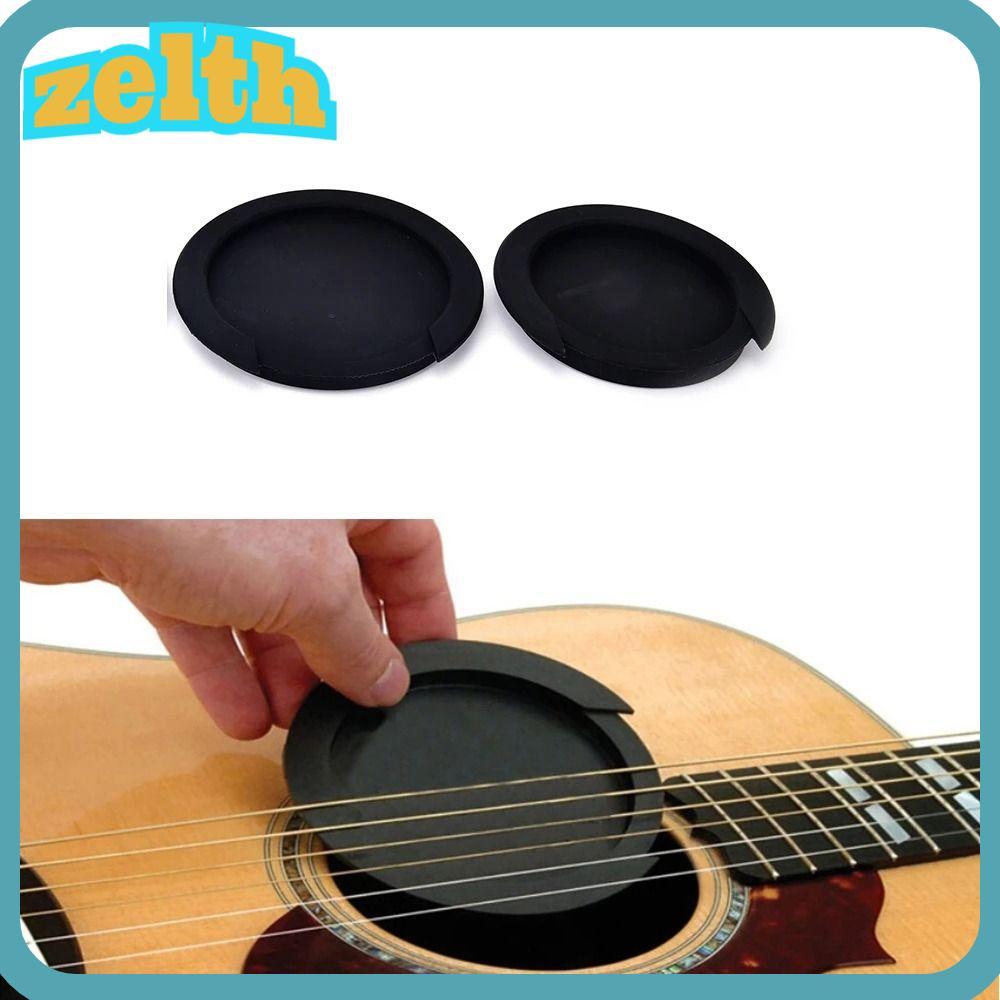 ZELTH กีตาร์ซิลิโคน Sound Hole Cover, บัฟเฟอร์ Hole Protector 8.6/10 ซม.อ่อนแอบัฟเฟอร์ปลั๊ก, ชิ้นส่วนกีตาร์ Buster Soundhole Cover Anti-howling Volume ปุ่ม Cap