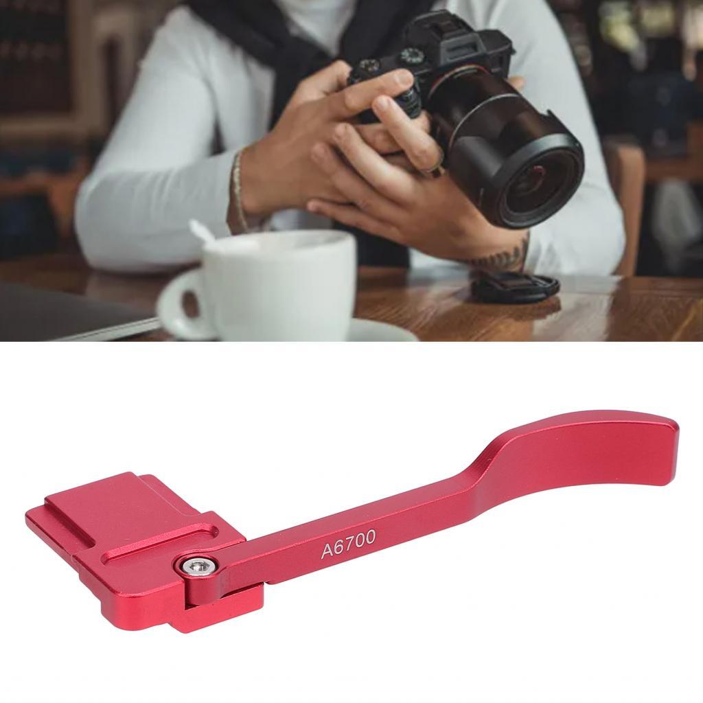 กล้อง Thumb Grip Handle Anodized CNC Machined อลูมิเนียมสําหรับ A6700