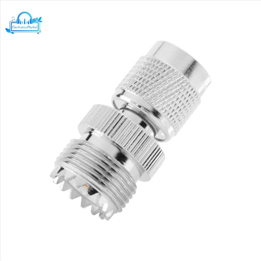 [Promote E]TNC Male to PL259 UHF Female Adapter Connector, สีเงิน