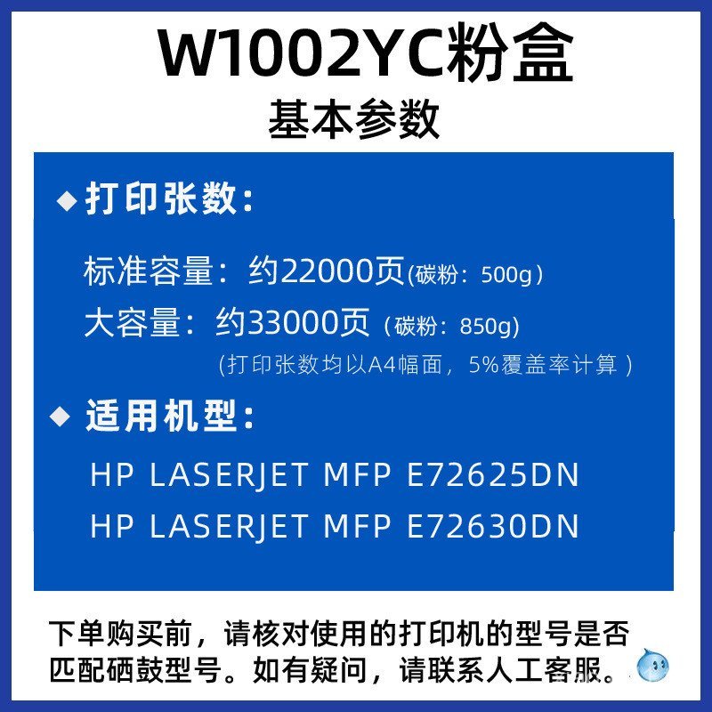 เหมาะสําหรับตลับหมึก HP M72625dn/W1002YC MFP/M72630dn เครื่องถ่ายเอกสาร HP1002 Selenium Drum