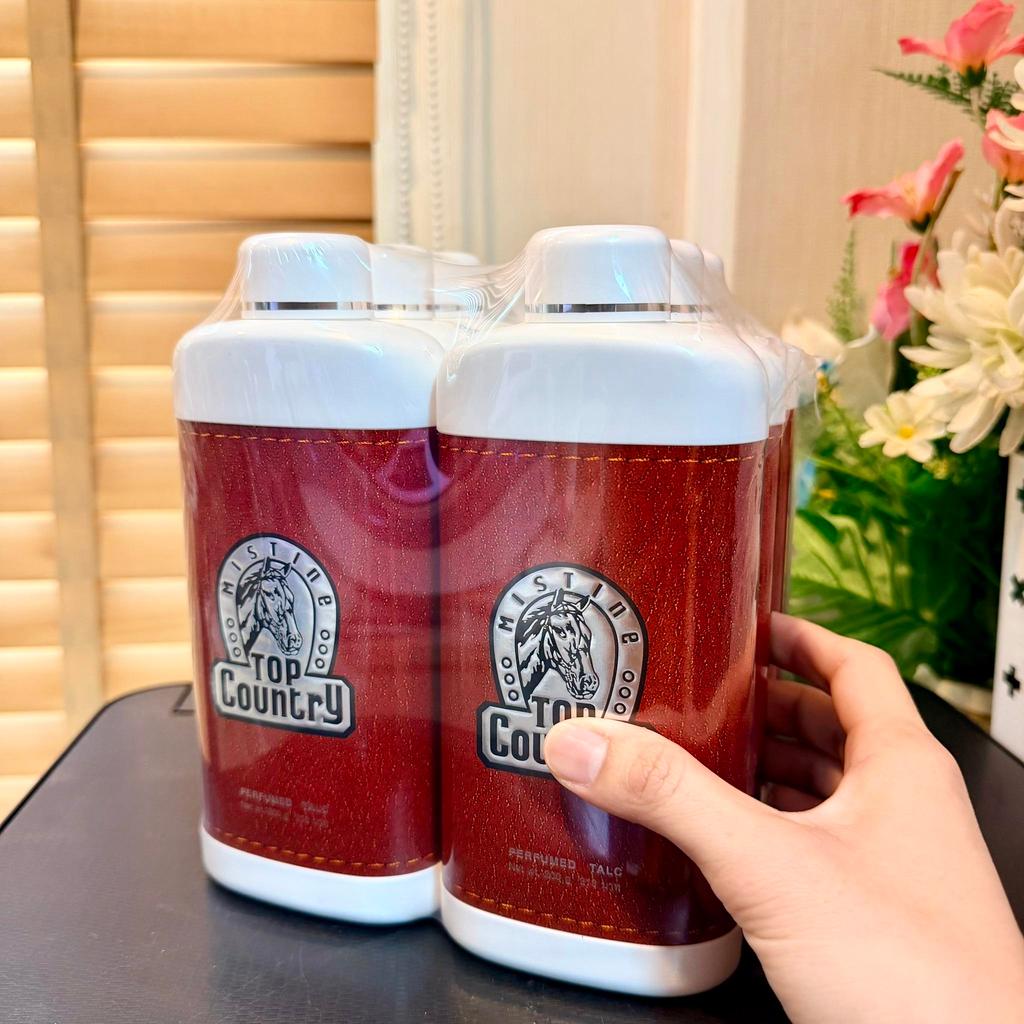 แป้งหัวม้า (แพค6ขวด) มิสทิน แป้งหอมโรยตัว กลิ่นท็อปคันทรี่  Mistine Top Country 200 กรัมx6ขวด ราคา ถูกที่สุด ดีลบีเคเค แกลเลอรีภาพที่ 5