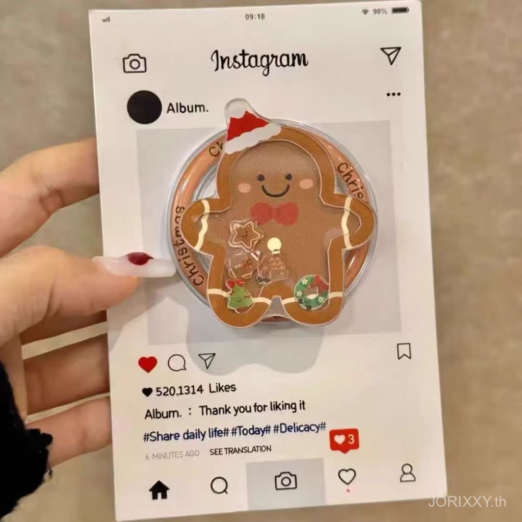 การ์ตูนการ์ตูนกระต่ายคิตตี้แมวเหมาะสําหรับ แม็กเซฟ วงเล็บแม่เหล็กดูดซับที่แข็งแกร่งหดสก์ท็อปถุงลมนิรภัยหญิงอินเทรนด - รูปที่ 7