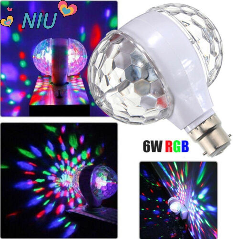 NIUYOUJS หลอดไฟหมุน Double-headed Hot Christmas Party DJ KTV Disco Lamp